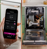 CAFE  Caf? Customfit Stainless Interior Smart Dishwasher With Ultra Wash Top Rack And Dual Convection Ultra Dry, 44 Dba - Stainless Steel (CDT858P2VS1)