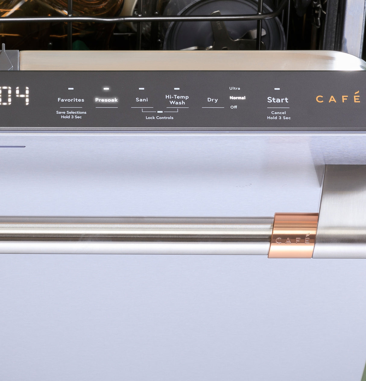 CAFE  Caf? Customfit Stainless Interior Smart Dishwasher With Ultra Wash Top Rack And Dual Convection Ultra Dry, 44 Dba - Stainless Steel (CDT858P2VS1)