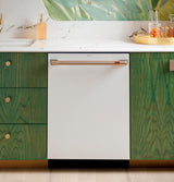 CAFE  Caf? Customfit Stainless Interior Smart Dishwasher With Ultra Wash Top Rack And Dual Convection Ultra Dry, 44 Dba - Matte White (CDT858P4VW2)
