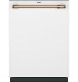 CAFE  Caf? Customfit Stainless Interior Smart Dishwasher With Ultra Wash Top Rack And Dual Convection Ultra Dry, 44 Dba - Matte White (CDT858P4VW2)