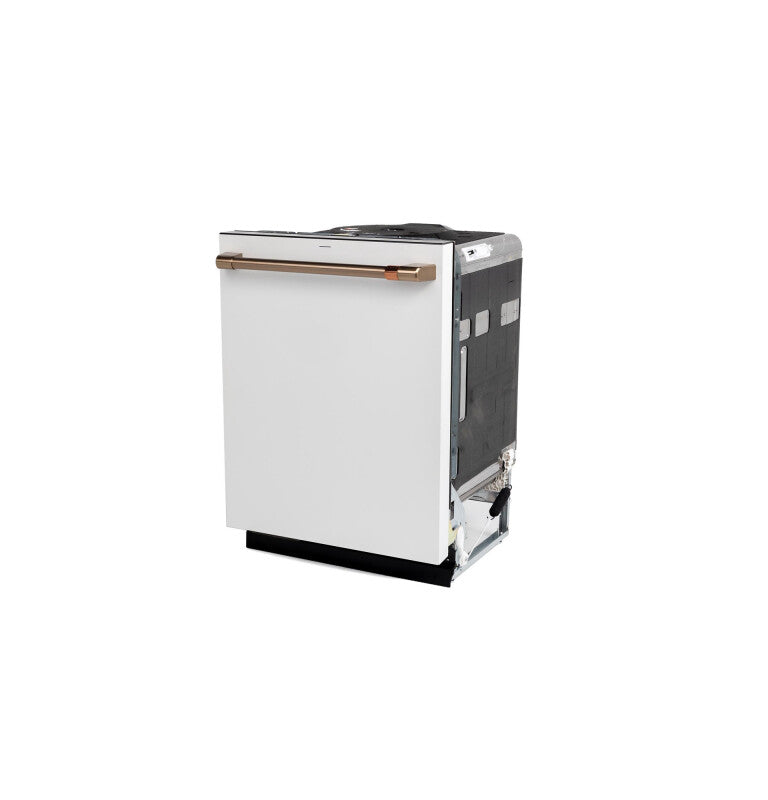 CAFE  Caf? Customfit Stainless Interior Smart Dishwasher With Ultra Wash Top Rack And Dual Convection Ultra Dry, 44 Dba - Matte White (CDT858P4VW2)