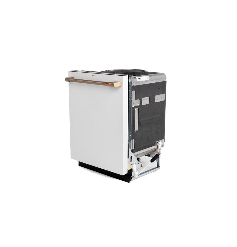 CAFE  Caf? Customfit Stainless Interior Smart Dishwasher With Ultra Wash Top Rack And Dual Convection Ultra Dry, 44 Dba - Matte White (CDT858P4VW2)