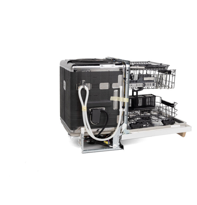 Cafe  Caf? Customfit Stainless Interior Smart Dishwasher With Ultra Wash Top Rack And Dual Convection Ultra Dry, 44 Dba - Matte White (CDT858P4VW2)