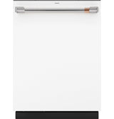 CAFE  Caf? Customfit Stainless Interior Smart Dishwasher With Ultra Wash Top Rack And Dual Convection Ultra Dry, Led Lights, 39 Dba - Matte White (CDT888P4VW2)