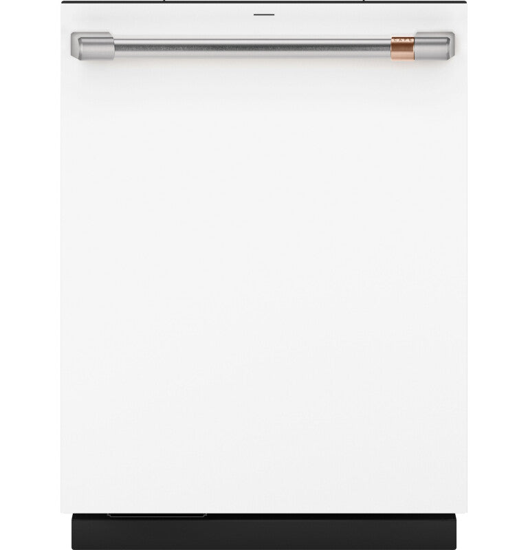 CAFE  Caf? Customfit Stainless Interior Smart Dishwasher With Ultra Wash Top Rack And Dual Convection Ultra Dry, Led Lights, 39 Dba - Matte White (CDT888P4VW2)