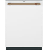 CAFE  Caf? Customfit Stainless Interior Smart Dishwasher With Ultra Wash Top Rack And Dual Convection Ultra Dry, Led Lights, 39 Dba - Matte White (CDT888P4VW2)