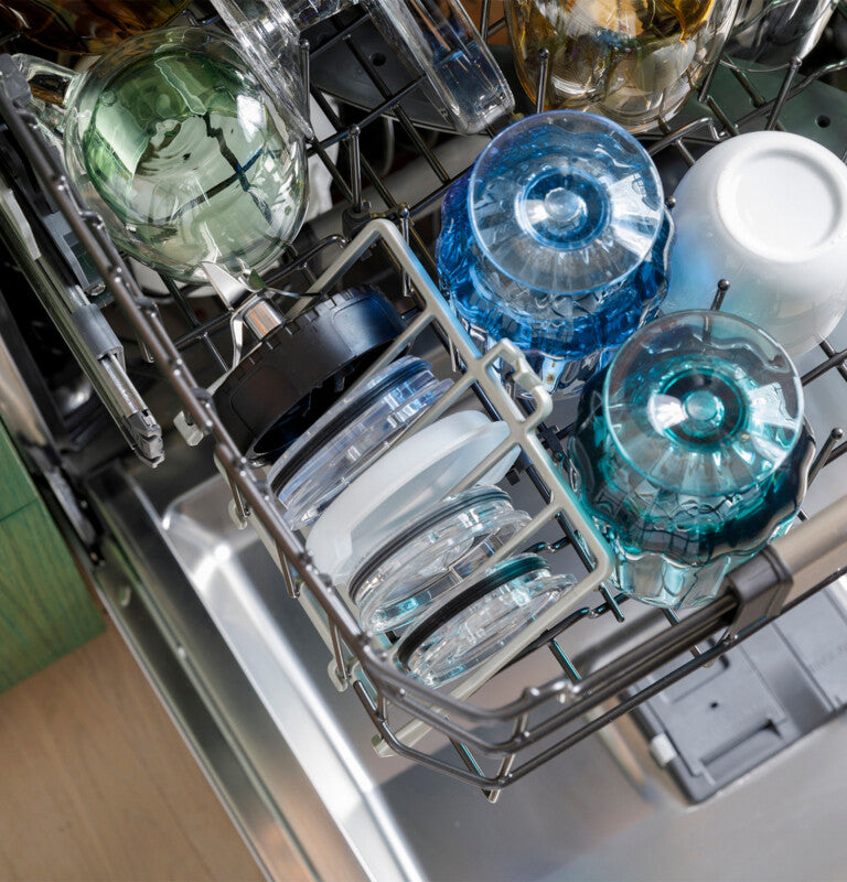 CAFE  Caf? Customfit Stainless Interior Smart Dishwasher With Ultra Wash Top Rack And Dual Convection Ultra Dry, Led Lights, 39 Dba - Matte White (CDT888P4VW2)