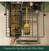 CAFE  Caf? Customfit Stainless Interior Smart Dishwasher With Ultra Wash Top Rack And Dual Convection Ultra Dry, Led Lights, 39 Dba - Matte White (CDT888P4VW2)