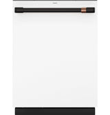 CAFE  Caf? Customfit Stainless Interior Smart Dishwasher With Ultra Wash Top Rack And Dual Convection Ultra Dry, Led Lights, 39 Dba - Matte White (CDT888P4VW2)