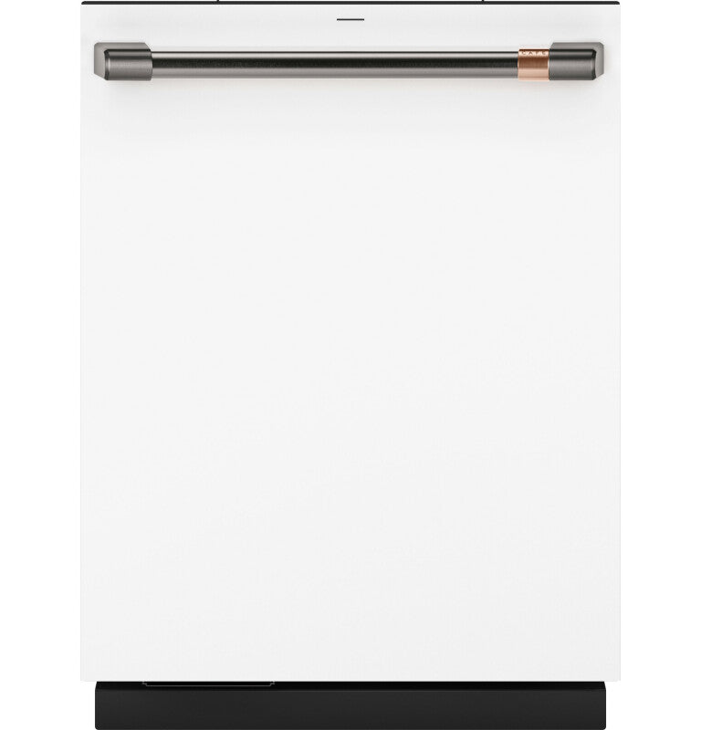 CAFE  Caf? Customfit Stainless Interior Smart Dishwasher With Ultra Wash Top Rack And Dual Convection Ultra Dry, Led Lights, 39 Dba - Matte White (CDT888P4VW2)