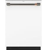 CAFE  Caf? Customfit Stainless Interior Smart Dishwasher With Ultra Wash Top Rack And Dual Convection Ultra Dry, Led Lights, 39 Dba - Matte White (CDT888P4VW2)
