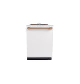 CAFE  Caf? Customfit Stainless Interior Smart Dishwasher With Ultra Wash Top Rack And Dual Convection Ultra Dry, Led Lights, 39 Dba - Matte White (CDT888P4VW2)