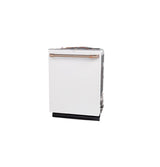 CAFE  Caf? Customfit Stainless Interior Smart Dishwasher With Ultra Wash Top Rack And Dual Convection Ultra Dry, Led Lights, 39 Dba - Matte White (CDT888P4VW2)