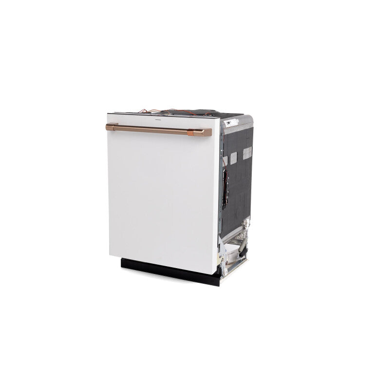 CAFE  Caf? Customfit Stainless Interior Smart Dishwasher With Ultra Wash Top Rack And Dual Convection Ultra Dry, Led Lights, 39 Dba - Matte White (CDT888P4VW2)