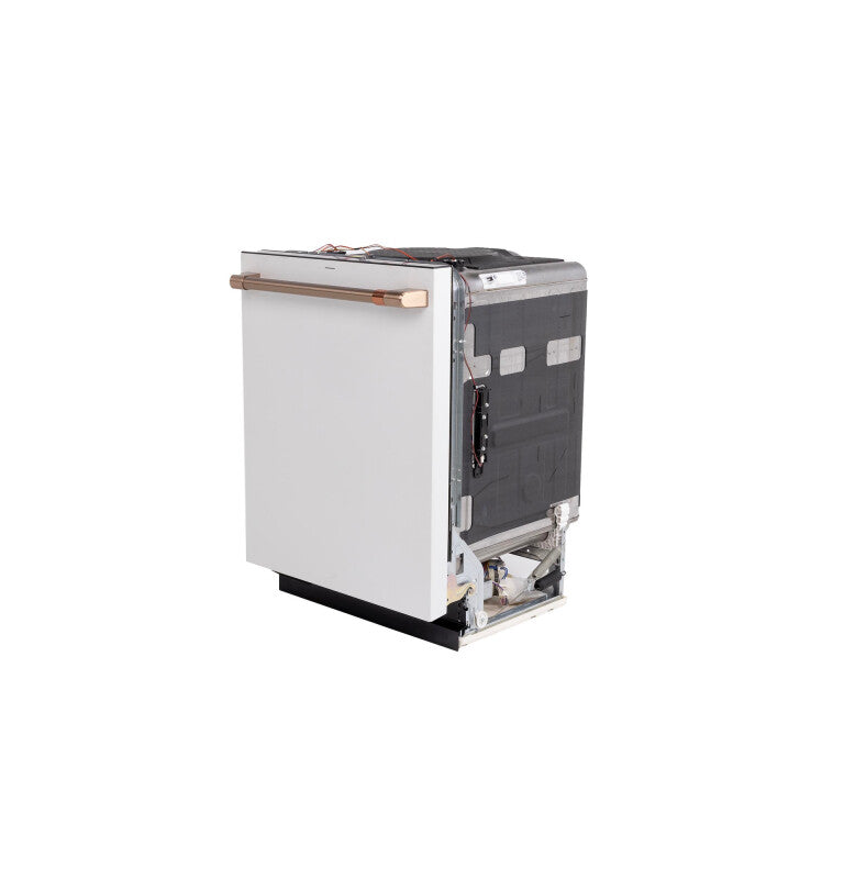 CAFE  Caf? Customfit Stainless Interior Smart Dishwasher With Ultra Wash Top Rack And Dual Convection Ultra Dry, Led Lights, 39 Dba - Matte White (CDT888P4VW2)