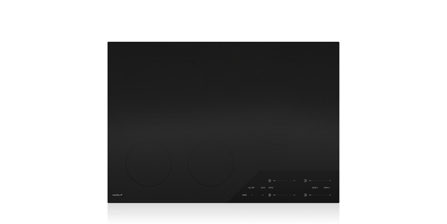 Wolf 30" Contemporary Electric Cooktop - Black (CE304CB)
