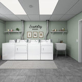 Whirlpool Commercial Electric Super-Capacity Dryer, Coin-Slide and Coin-Box - White (CEM2745FQ)