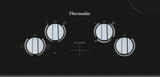 THERMADOR  Knob Control Electric Cooktop Without Frame - Black (CEM305TB)