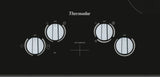 Thermador Knob Control Electric Cooktop Without Frame - Black (CEM305TB)