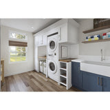 Whirlpool Commercial Electric Stack Washer/Dryer, Non-Vend - White (CET9100GQ)