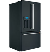 CAFE  Caf? 27.7 Cu. Ft. Smart French-door Refrigerator With Hot Water Dispenser - Matte Black (CFE28TP3MD1)