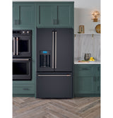 CAFE  Caf? 27.7 Cu. Ft. Smart French-door Refrigerator With Hot Water Dispenser - Matte Black (CFE28TP3MD1)