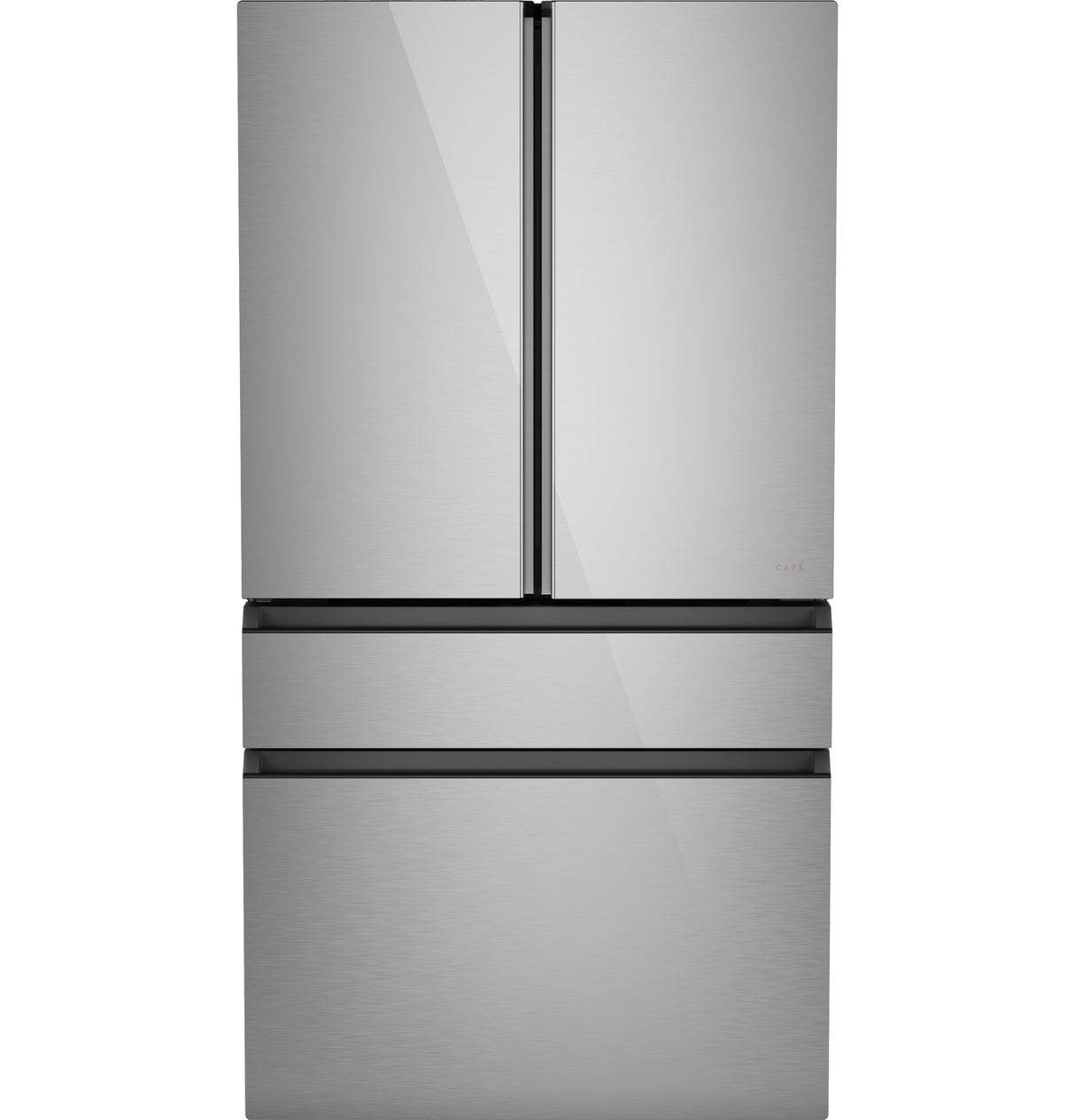 CAFE  CAF?™ ENERGY STAR® 28.7 Cu. Ft. Smart 4-Door French-Door Refrigerator in Platinum Glass With Dual-Dispense AutoFill Pitcher - Platinum Glass (CGE29DM5TS5)