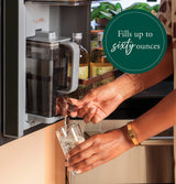 CAFE  CAF?™ ENERGY STAR® 28.7 Cu. Ft. Smart 4-Door French-Door Refrigerator in Platinum Glass With Dual-Dispense AutoFill Pitcher - Platinum Glass (CGE29DM5TS5)