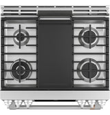 CAFE  Caf? 30" Smart Slide-in, Front-control, Gas Range With Convection Oven - Stainless Steel (CGS700P2MS1)