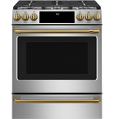 CAFE  Caf? 30" Smart Slide-in, Front-control, Gas Range With Convection Oven - Stainless Steel (CGS700P2MS1)