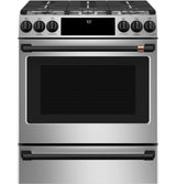CAFE  Caf? 30" Smart Slide-in, Front-control, Gas Range With Convection Oven - Stainless Steel (CGS700P2MS1)