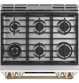CAFE  Caf? 30" Smart Slide-in, Front-control, Gas Range With Convection Oven - Matte White (CGS700P4MW2)