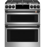 CAFE  Caf? 30" Smart Slide-in, Front-control, Gas Double-oven Range With Convection - Stainless Steel (CGS750P2MS1)