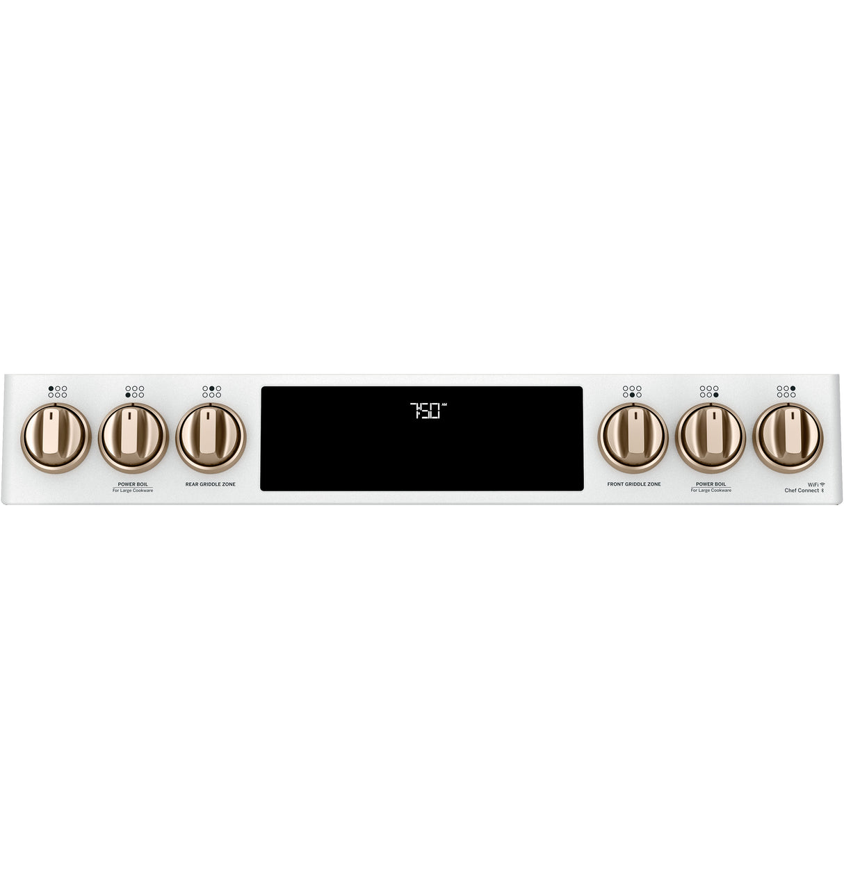 CAFE  Caf? 30" Smart Slide-in, Front-control, Gas Double-oven Range With Convection - Matte White (CGS750P4MW2)