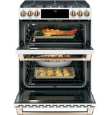 CAFE  Caf? 30" Smart Slide-in, Front-control, Gas Double-oven Range With Convection - Matte White (CGS750P4MW2)