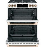 CAFE  Caf? 30" Smart Slide-in, Front-control, Gas Double-oven Range With Convection - Matte White (CGS750P4MW2)