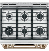 CAFE  Caf? 30" Smart Slide-in, Front-control, Gas Double-oven Range With Convection - Matte White (CGS750P4MW2)