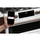 CAFE  Caf? 30" Smart Slide-in, Front-control, Gas Double-oven Range With Convection - Matte White (CGS750P4MW2)