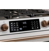 CAFE  Caf? 30" Smart Slide-in, Front-control, Gas Double-oven Range With Convection - Matte White (CGS750P4MW2)