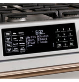CAFE  Caf? 30" Smart Slide-in, Front-control, Gas Double-oven Range With Convection - Matte White (CGS750P4MW2)