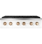 CAFE  Caf? 36" Commercial-style Gas Rangetop With 6 Burners (natural Gas) - Matte White (CGU366P4TW2)
