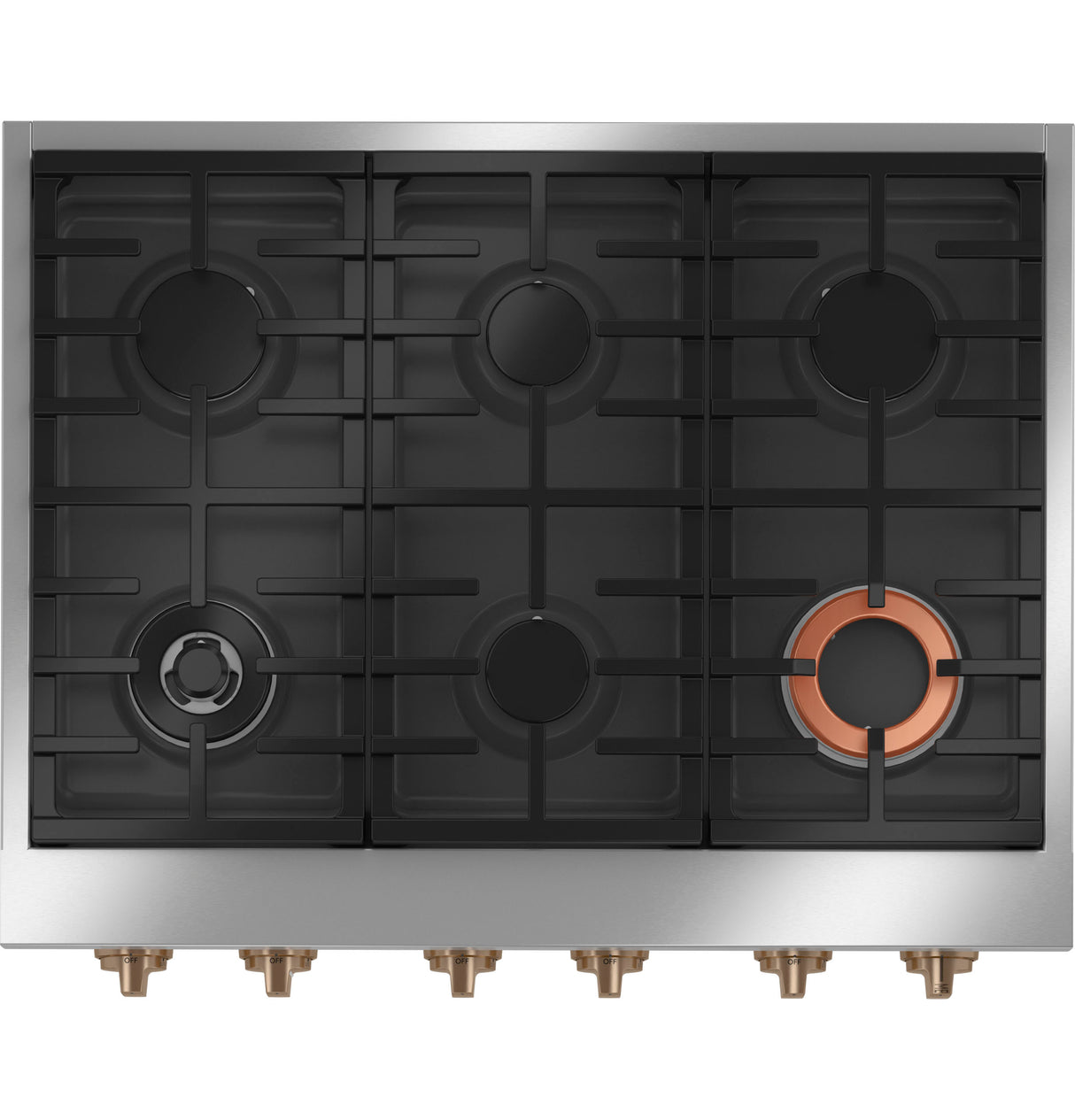 CAFE  Caf? 36" Commercial-style Gas Rangetop With 6 Burners (natural Gas) - Matte White (CGU366P4TW2)