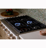 CAFE  Caf? 36" Commercial-style Gas Rangetop With 6 Burners (natural Gas) - Matte White (CGU366P4TW2)