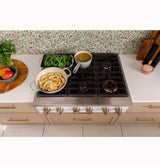 CAFE  Caf? 36" Commercial-style Gas Rangetop With 6 Burners (natural Gas) - Matte White (CGU366P4TW2)