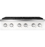 CAFE  Caf? 36" Commercial-style Gas Rangetop With 6 Burners (natural Gas) - Matte White (CGU366P4TW2)