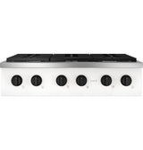 CAFE  Caf? 36" Commercial-style Gas Rangetop With 6 Burners (natural Gas) - Matte White (CGU366P4TW2)