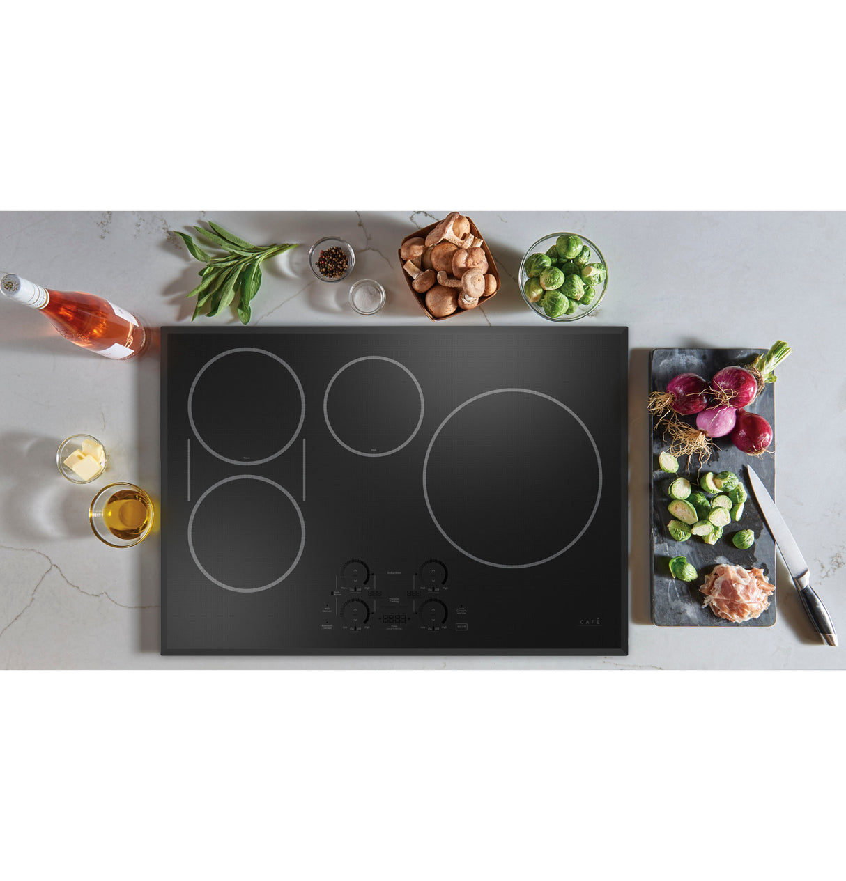 CAFE CAF?™ Series ENERGY STAR® 30" Built-In Touch Control Induction Cooktop - Black (CHP90301TBB)