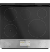 CAFE 30" Smart Slide-In, Front-Control, Induction and Convection Range with In-Oven Camera in Platinum Glass - Platinum Glass (CHS90XM2NS5)