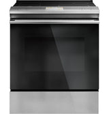 CAFE  30" Smart Slide-in, Front-control, Induction And Convection Range With In-oven Camera In Platinum Glass - Platinum Glass (CHS90XM2NS5)