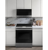 Cafe  Caf? 30" Smart Slide-in, Front-control, Induction And Convection Range With In-oven Camera In Platinum Glass - Platinum Glass (CHS90XM2NS5)